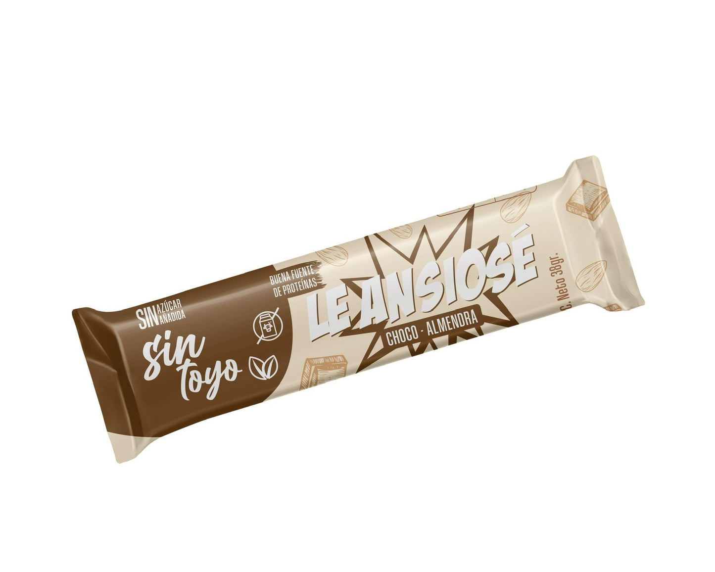 Le Ansiosé Chocolate - Almendra 5 unidades